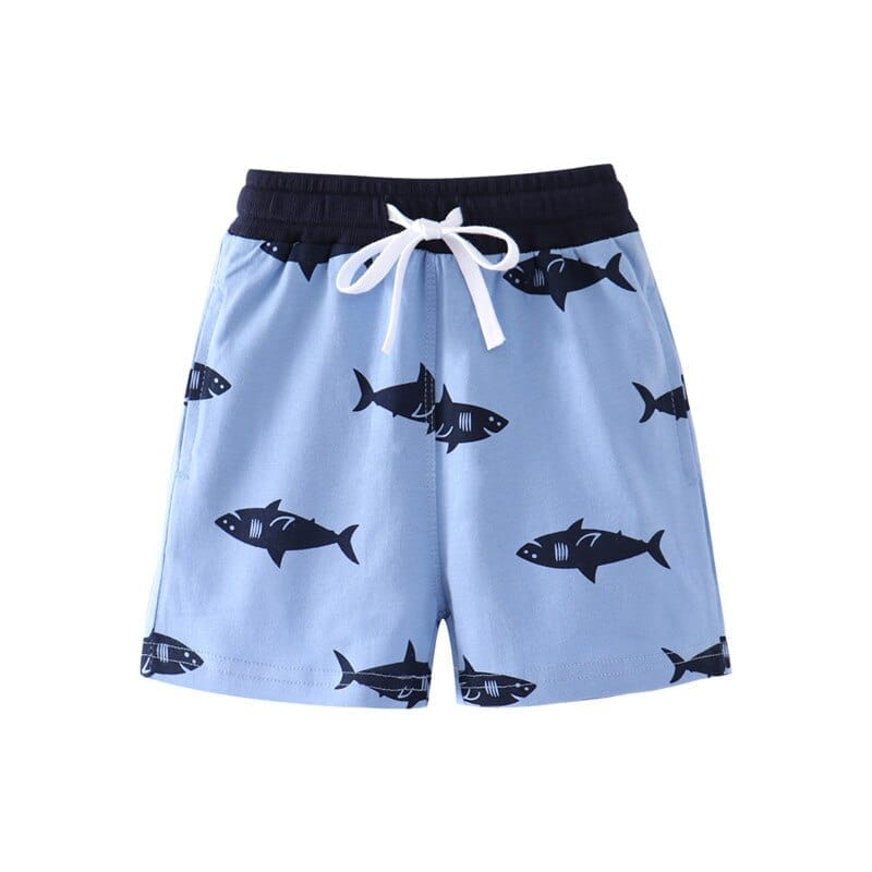 Jumping Meters New Arrival Stars Print Drawstring Boys Shorts Fashion Children&#39;s Summer Pants Hot Selling Baby Pants BENNYS 