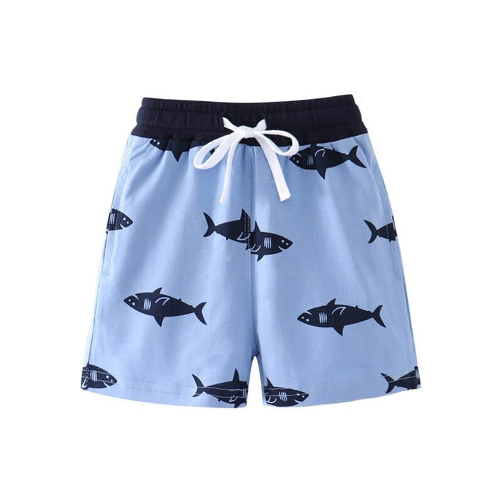 Jumping Meters New Arrival Stars Print Drawstring Boys Shorts Fashion Children&#39;s Summer Pants Hot Selling Baby Pants BENNYS 