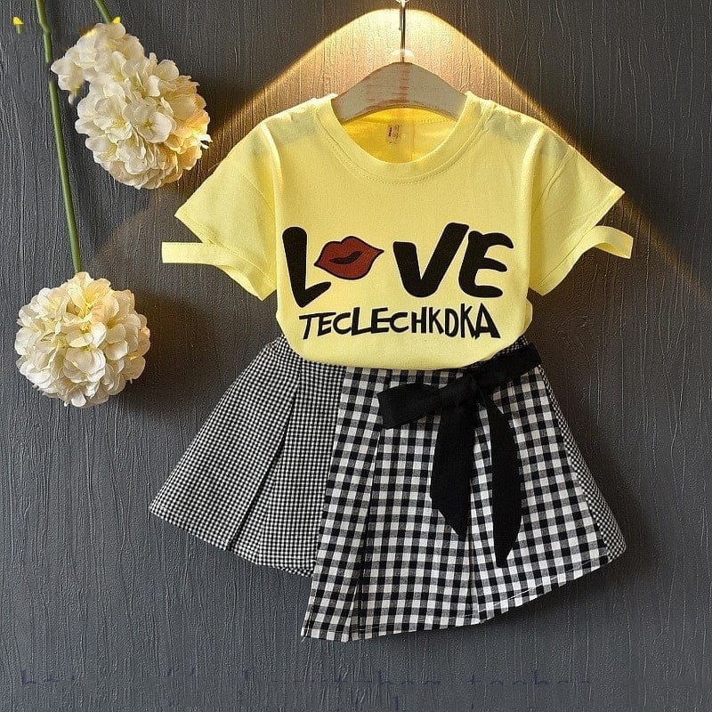 Kids Baby Girls Clothing Sets Summer TShirtsskirt Clothes BENNYS 