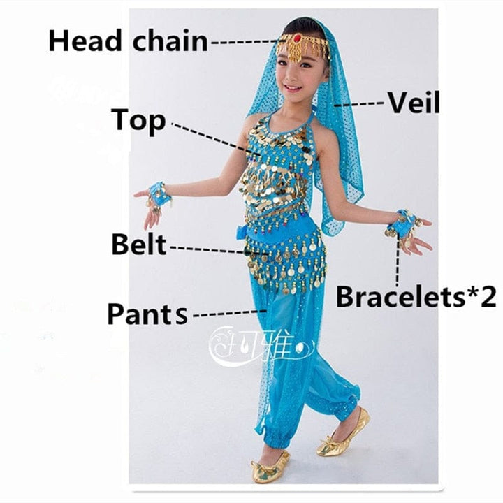 Kids Belly Dance Costumes Set BENNYS 