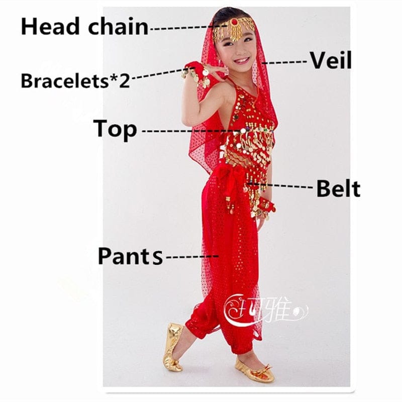 Kids Belly Dance Costumes Set BENNYS 