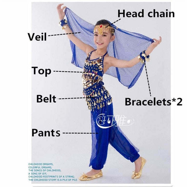 Kids Belly Dance Costumes Set BENNYS 