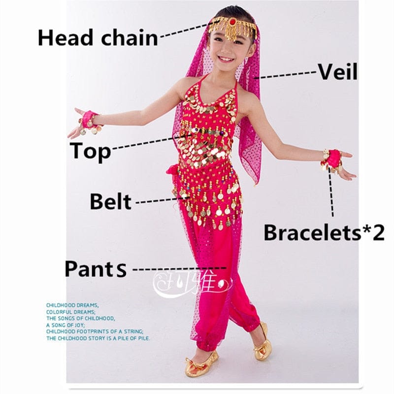 Kids Belly Dance Costumes Set BENNYS 