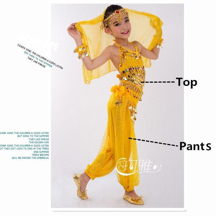 Kids Belly Dance Costumes Set BENNYS 