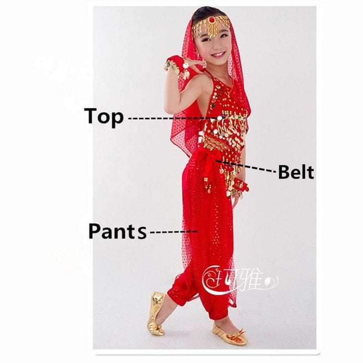 Kids Belly Dance Costumes Set BENNYS 