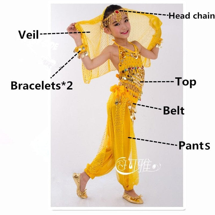 Kids Belly Dance Costumes Set BENNYS 