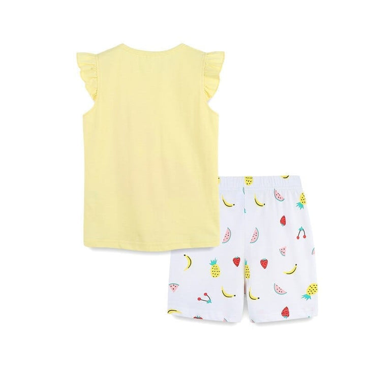 Kids Clothing Sets Cute Flamingo Print Cotton Outfits BENNYS 