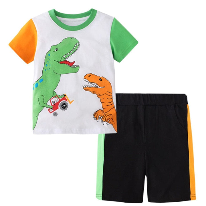 Kids Clothing Sets For Summer Short Sleeve Cotton Outfits 2 Pcs BENNYS 