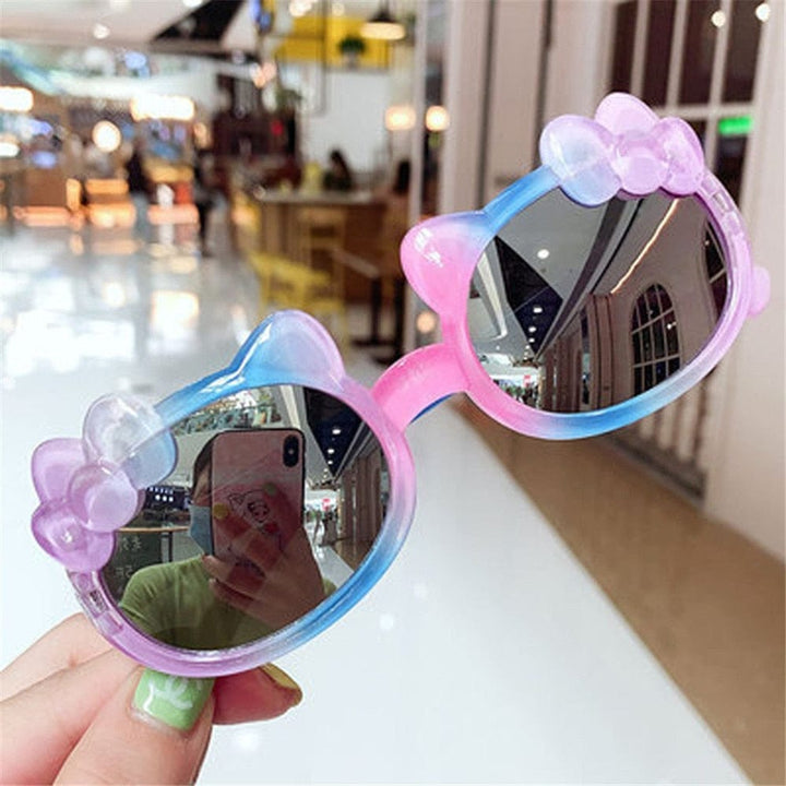 Kids Cute Cat Shape Fashion Sunglasses Children Sunglasses BENNYS 