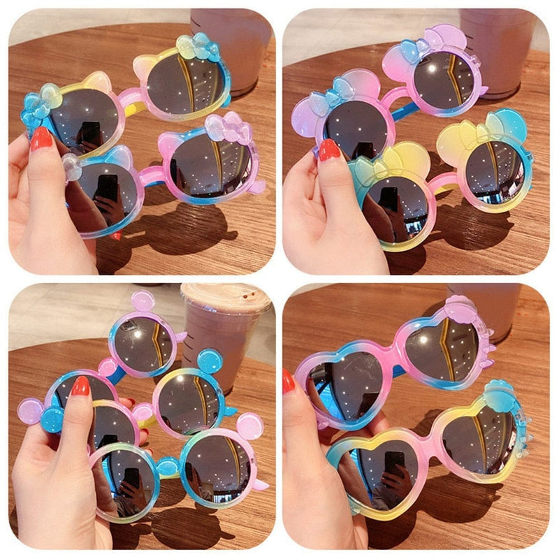 Kids Cute Cat Shape Fashion Sunglasses Children Sunglasses BENNYS 