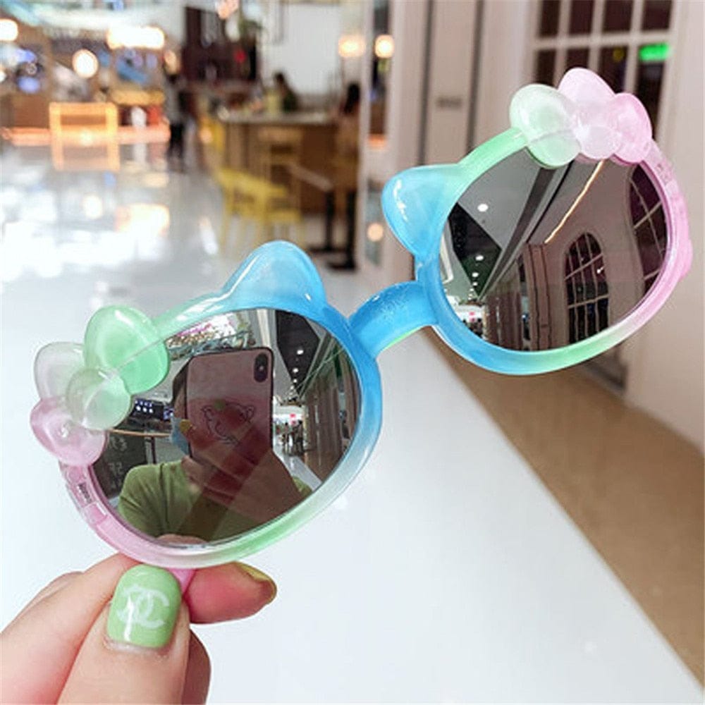 Kids Cute Cat Shape Fashion Sunglasses Children Sunglasses BENNYS 