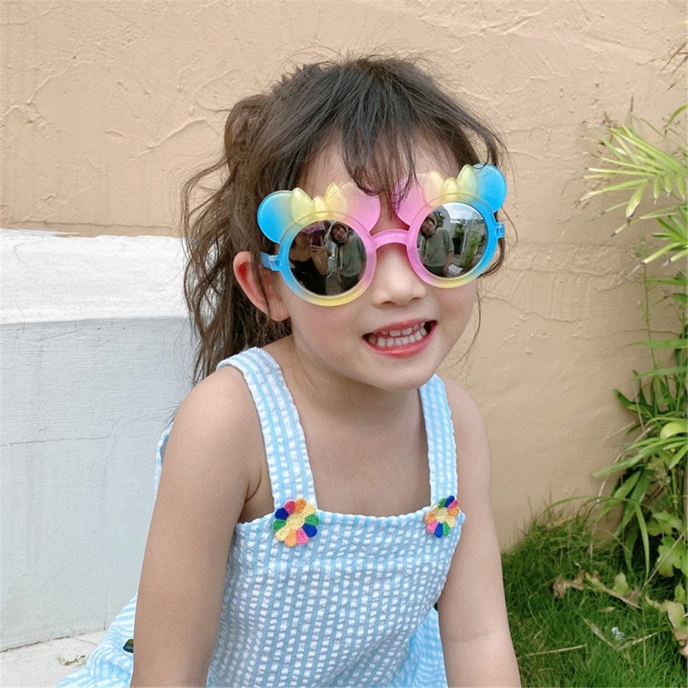 Kids Cute Cat Shape Fashion Sunglasses Children Sunglasses BENNYS 