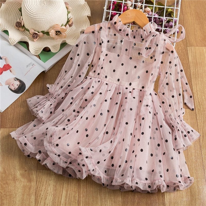 Kids Dress For Girls Spring Puff Long Sleeve Fairy Dresses BENNYS 