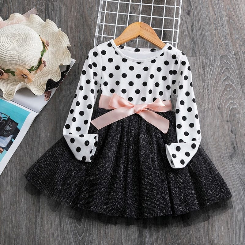 Kids Dress For Girls Spring Puff Long Sleeve Fairy Dresses BENNYS 