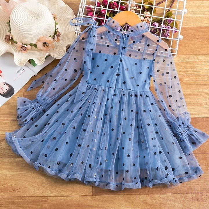 Kids Dress For Girls Spring Puff Long Sleeve Fairy Dresses BENNYS 