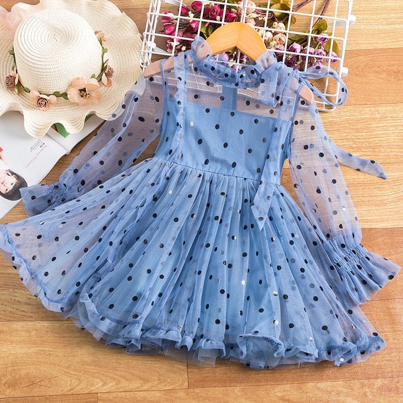 Kids Dress For Girls Spring Puff Long Sleeve Fairy Dresses BENNYS 