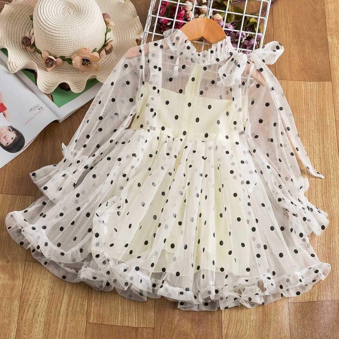 Kids Dress For Girls Spring Puff Long Sleeve Fairy Dresses BENNYS 