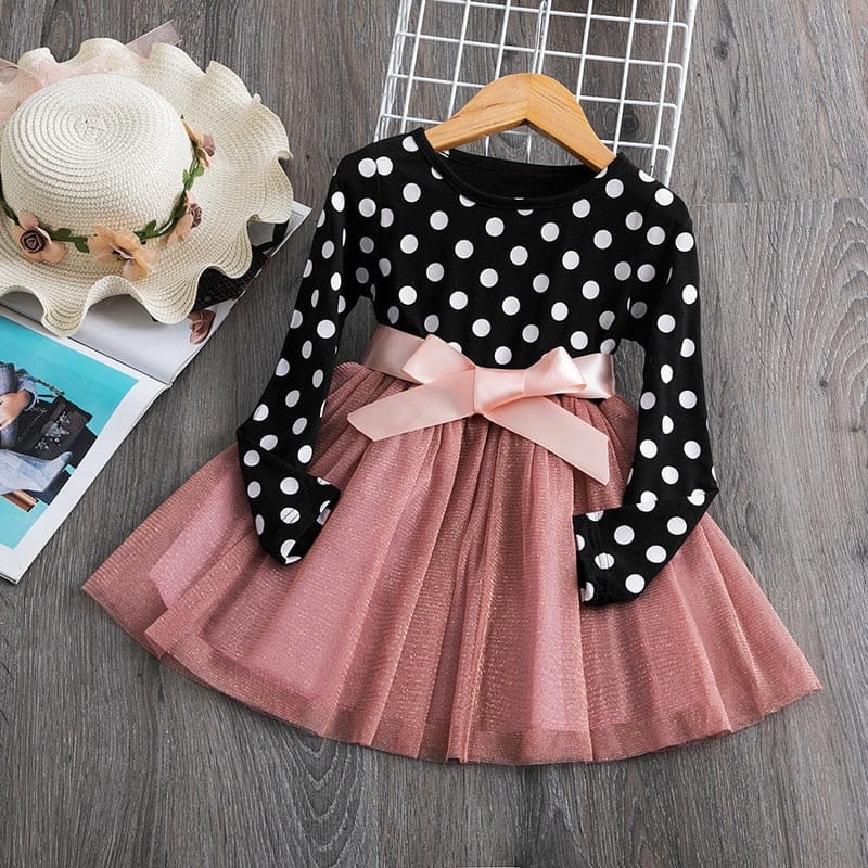 Kids Dress For Girls Spring Puff Long Sleeve Fairy Dresses BENNYS 