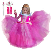 Kids Dresses for Girls Princess Anna & Elsa  Birthday Party Clothing BENNYS 