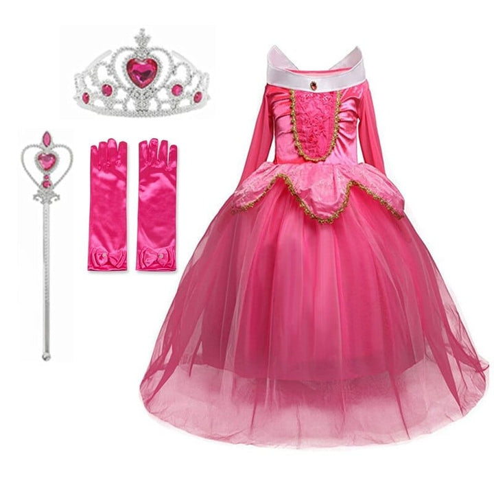 Kids Dresses for Girls Princess Anna & Elsa  Birthday Party Clothing BENNYS 