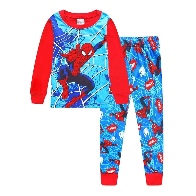 Kids Mickey Clothing Sets Boys Sleepwear Clothes Kids Spider Pyjamas BENNYS 