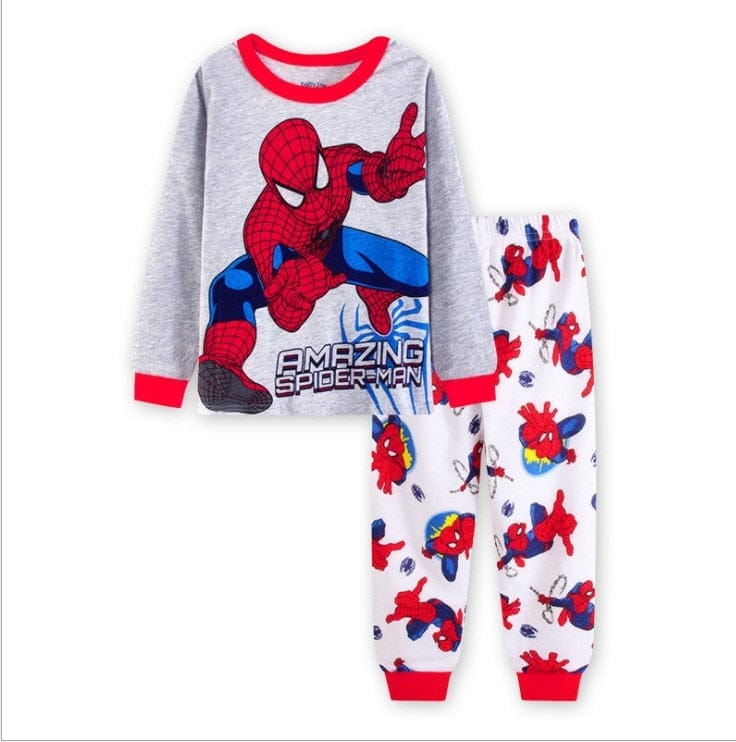 Kids Mickey Clothing Sets Boys Sleepwear Clothes Kids Spider Pyjamas BENNYS 