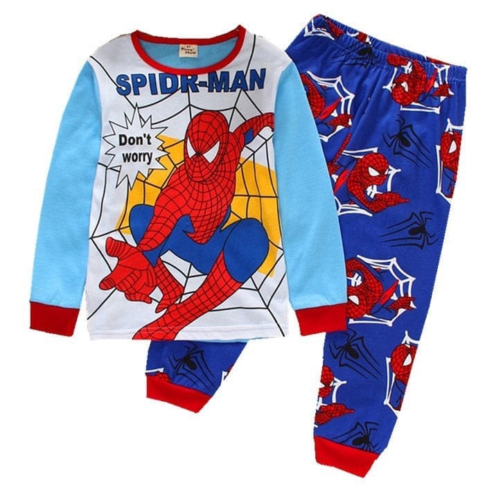 Kids Mickey Clothing Sets Boys Sleepwear Clothes Kids Spider Pyjamas BENNYS 