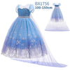 Kids Princess Party Sequins Cute Girls Cosplay Costume Dress BENNYS 