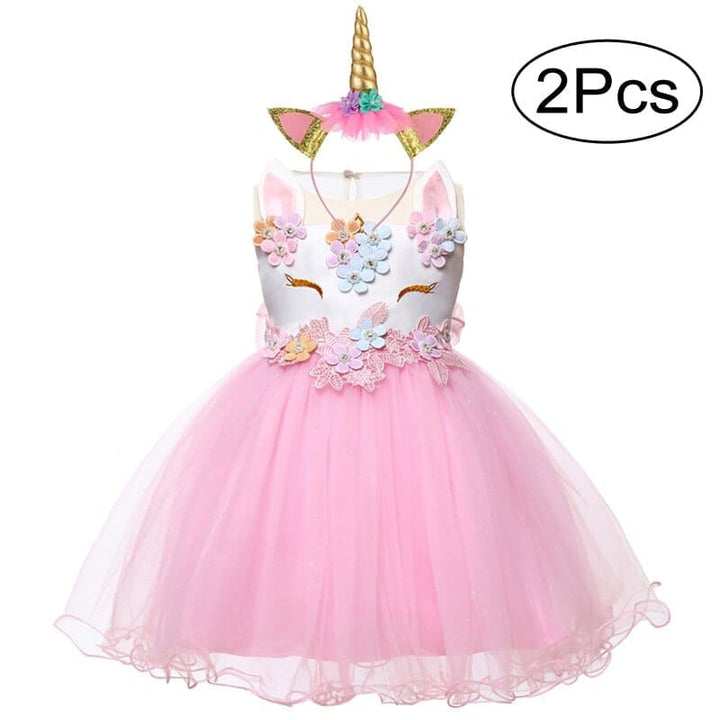 Kids Unicorn Dresses Baby Girls 1st Birthday Party Dress BENNYS 