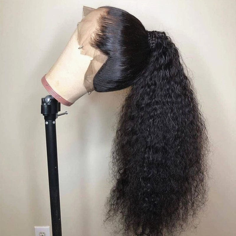 Kinky Curly High Ponytail Virgin Brazilian Cuticle Aligned Human Hair BENNYS 