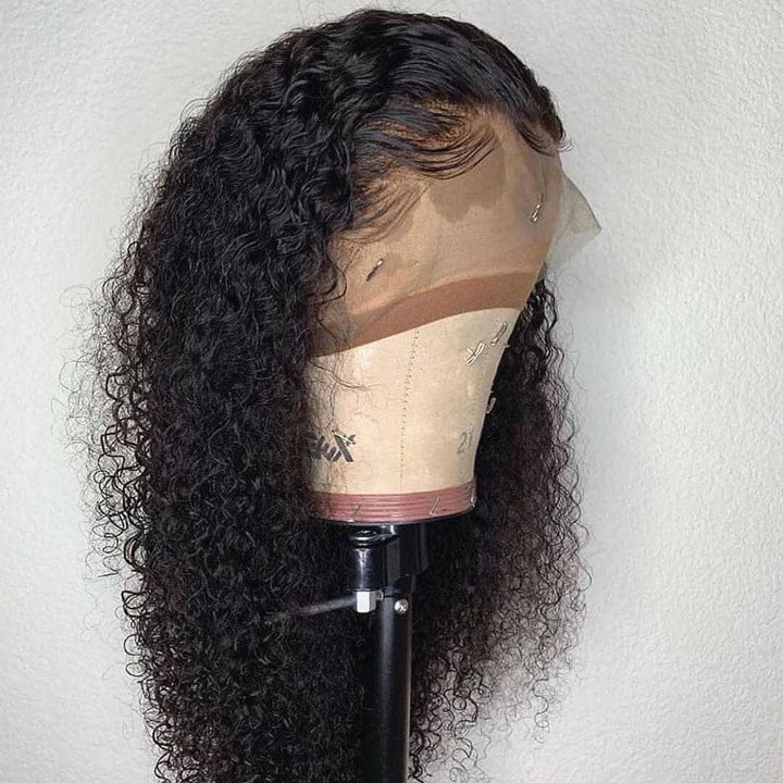 Kinky Curly High Ponytail Virgin Brazilian Cuticle Aligned Human Hair BENNYS 