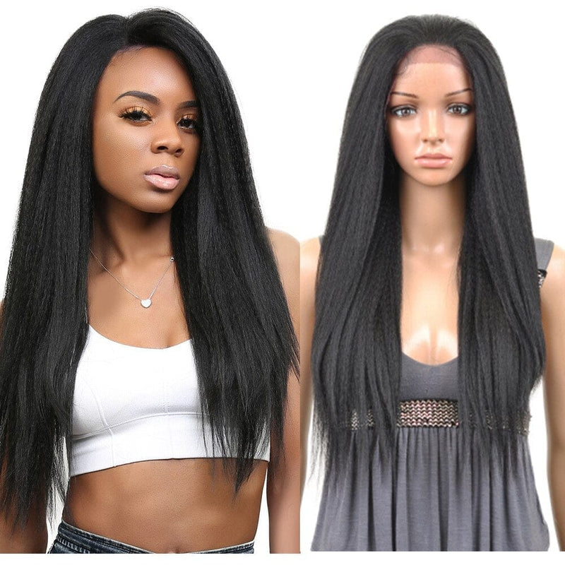 Kinky Straight Wig Maxine Hair Lace Front Human Hair Wigs For Women BENNYS 