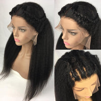 Kinky Straight Wig Maxine Hair Lace Front Human Hair Wigs For Women BENNYS 