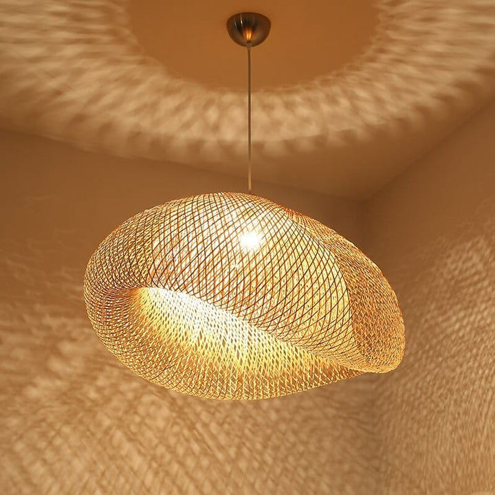 Kitchen Décor Bamboo Pendant Lights Vintage Wood Decoration BENNYS 