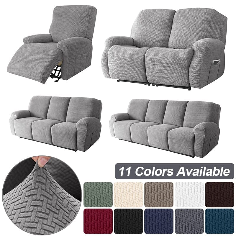 Knitted Recliner Sofa Cover Stretch Sofas Protector For Living Room BENNYS 