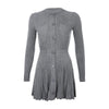 Knitted pleated dress BENNYS 
