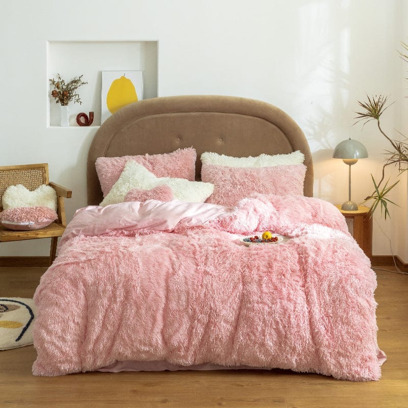 Korean Style Cloud Mink Velvet Coral Velvet Bed Sheet BENNYS 