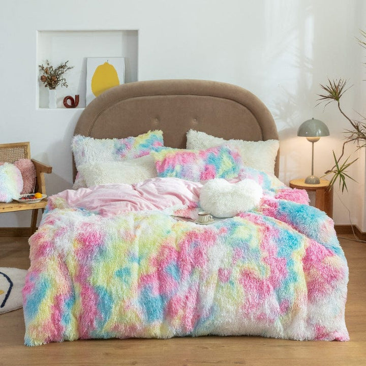 Korean Style Cloud Mink Velvet Coral Velvet Bed Sheet BENNYS 