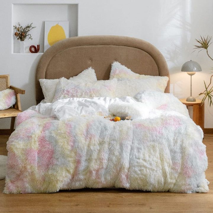 Korean Style Cloud Mink Velvet Coral Velvet Bed Sheet BENNYS 