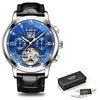 LIGE Men Watch Mechanical Luxury Fashion Brand Stainless Steel Sport Watch BENNYS 