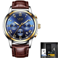 LIGE Watch For Men Top Brand Luxury Waterproof 24 Hour Date Quartz Watch BENNYS 