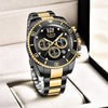 LIGE Watches Mens Top Brand Luxury Clock Casual Stainless Steel BENNYS 