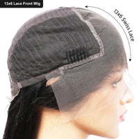 Lace Front Human Hair Wigs Pre Plucked With Baby Hair BENNYS 