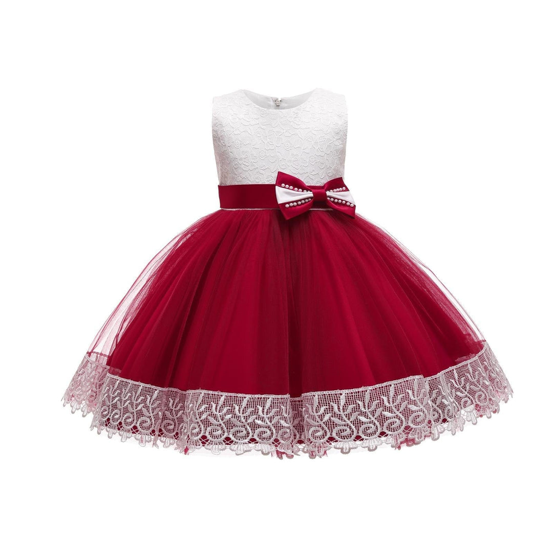 Lace Puffy Yarn Children's Clothing Princess Performance Dress Girls Dress BENNYS 