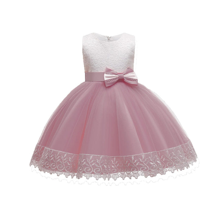 Lace Puffy Yarn Children's Clothing Princess Performance Dress Girls Dress BENNYS 