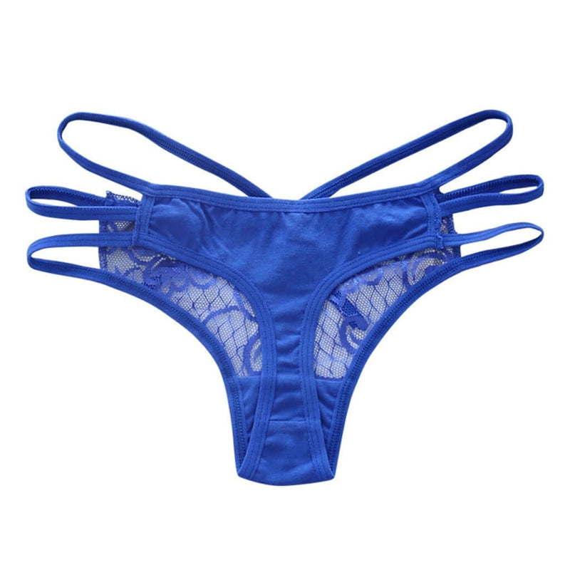 Lace bow Briefs Women's Sexy Lingerie G-string Mesh Briefs Panties BENNYS 