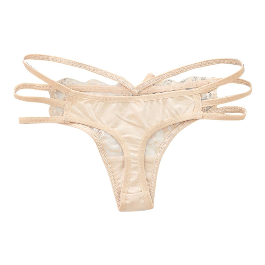 Women Sexy Lingerie G-string Mesh Briefs Underwear Panties T String Thongs  Knick