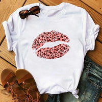 Ladies Designer's Leopard Printed Short Sleeve Shirt BENNYS 