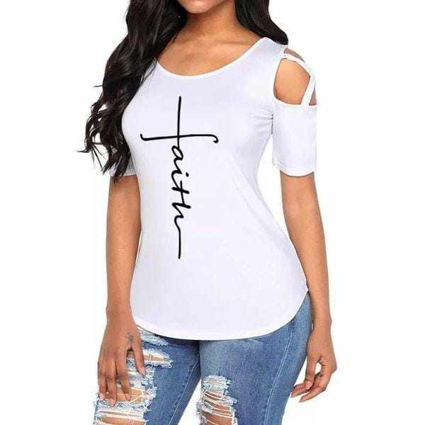 Ladies Faith Designed Summer Casual Tops BENNYS 