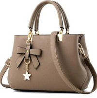 Ladies Luxury Design Bow Faux Leather Hand Bag BENNYS 